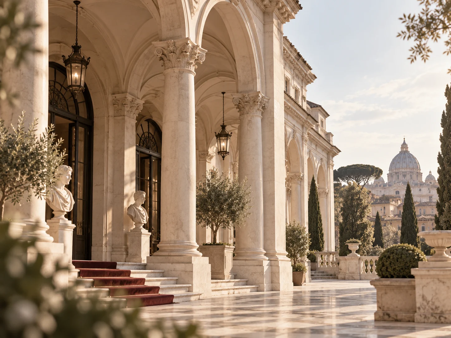 Illustrative classical European architecture